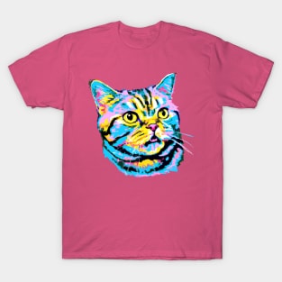 American Shorthair Pop Art - Cat Lover Gif T-Shirt